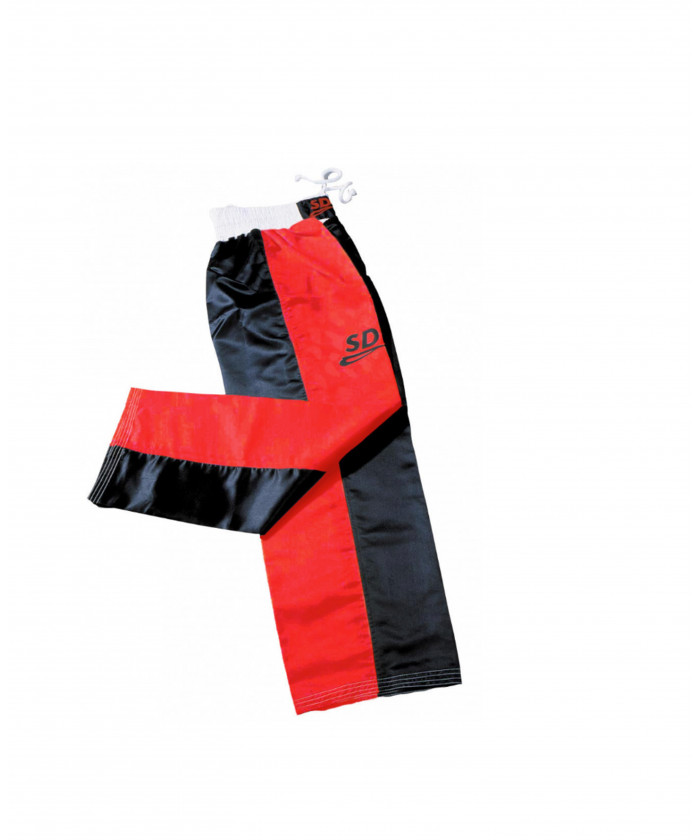 PANTALON FULL SDI NOIR ET ROUGE