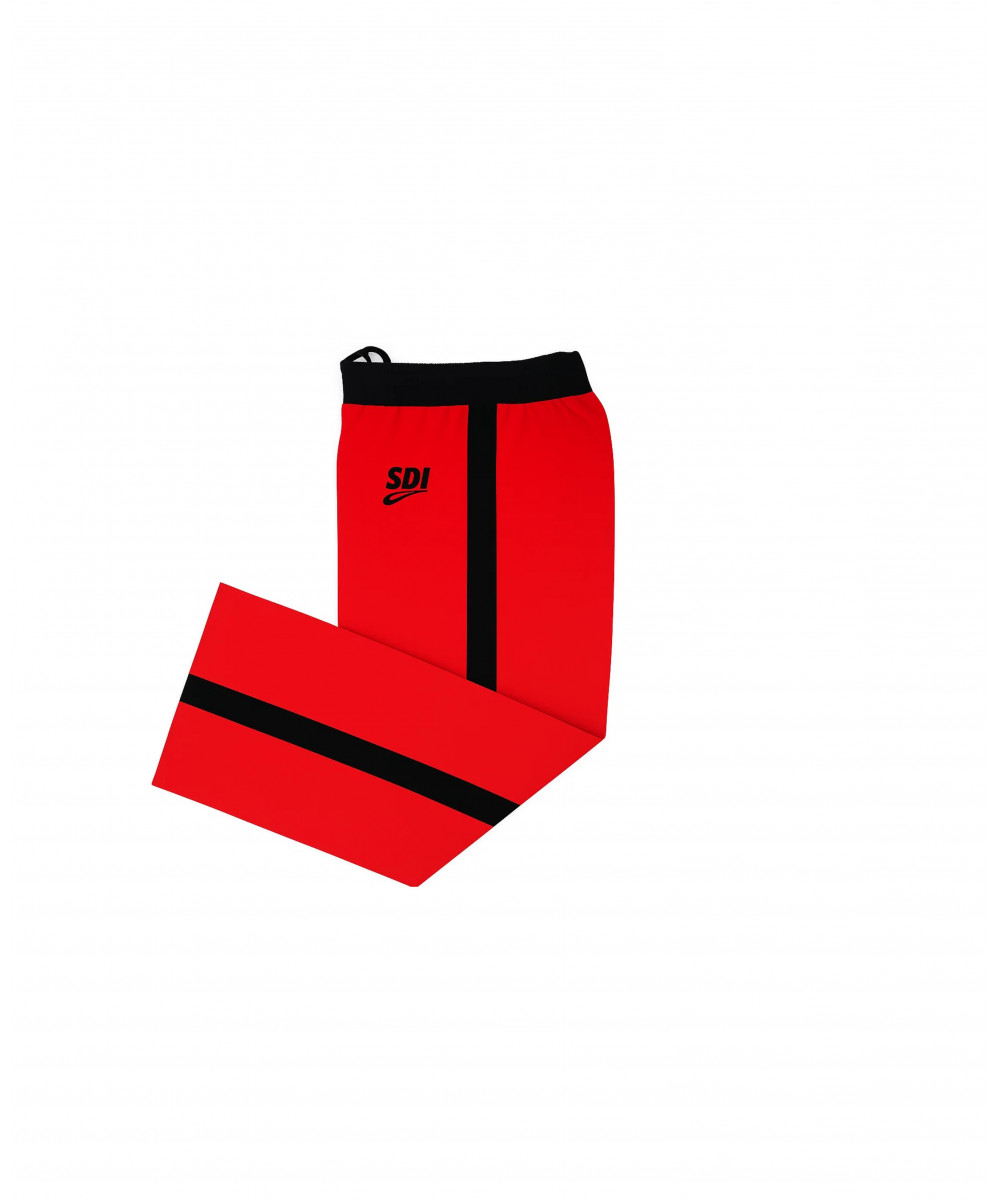 PANTALON FLUIDE SDI ROUGE ET NOIR PANTALON FLUIDE SDI ROUGE ET NOIR