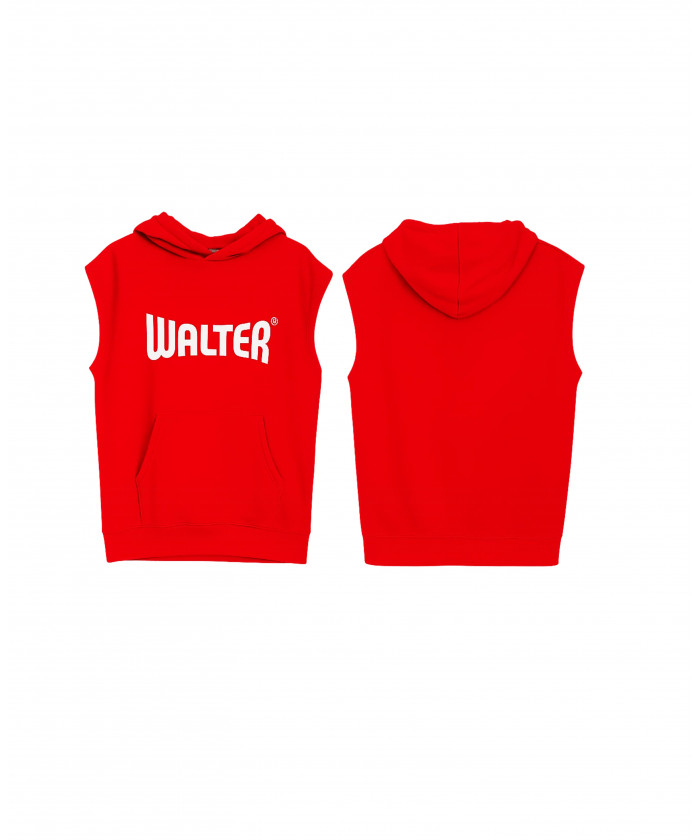 SWEAT SANS MANCHE WALTER AVEC CAPUCHE