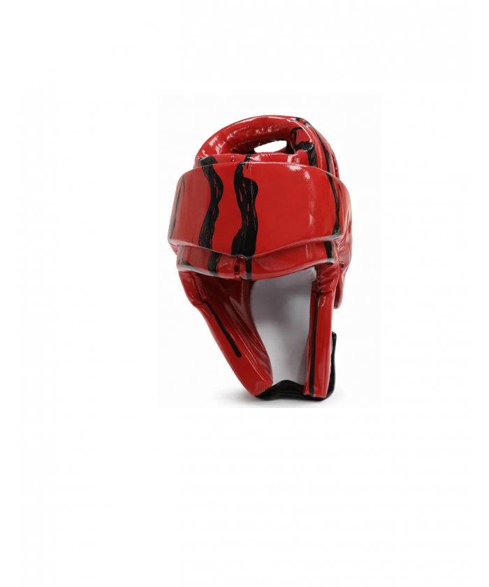 CASQUE DE TAEKWONDO ROUGE TAILLE L
