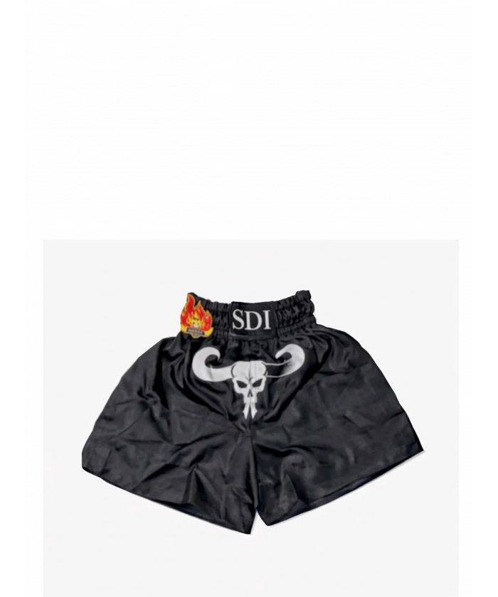 SHORT BOXE THAI SDI HORNS - NOIR GRIS