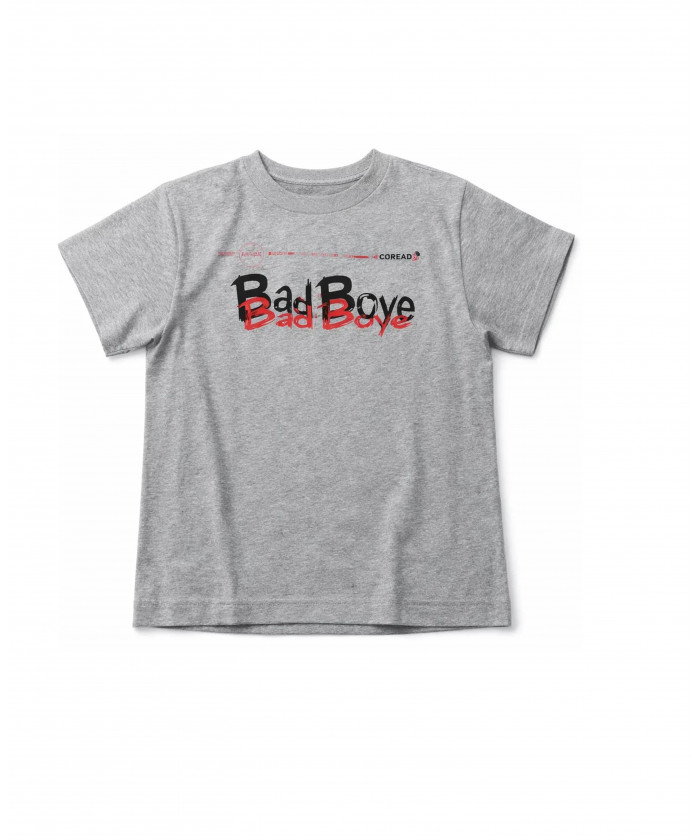 T-SHIRT BAD BOXE GRIS