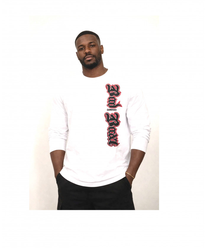 T-SHIRT BAD BOXE BLANC