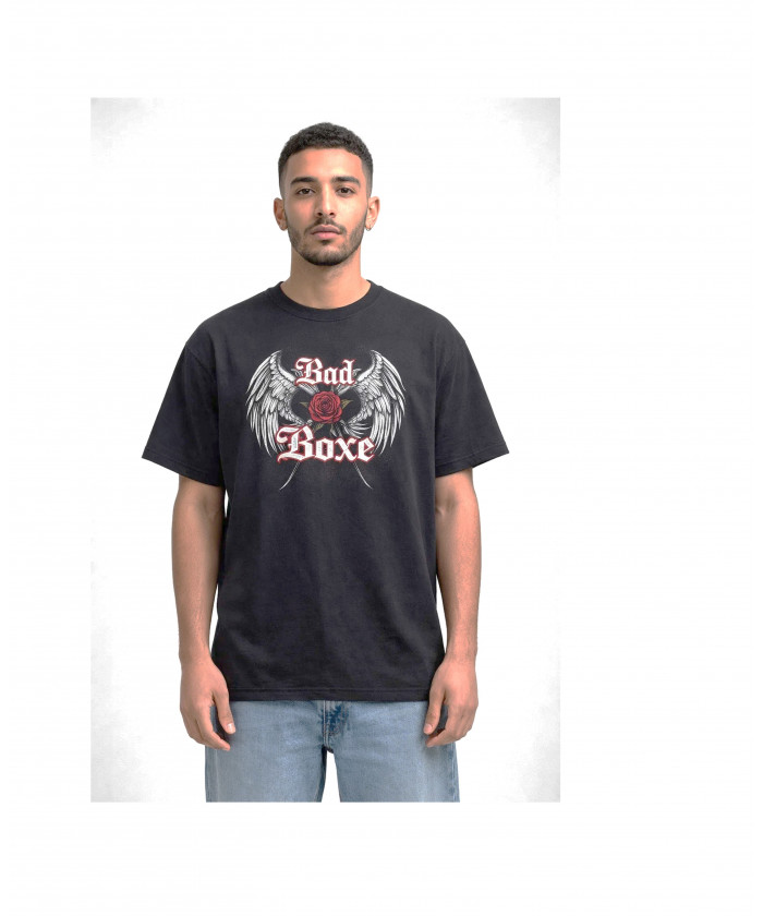 T-SHIRT BAD BOXE NOIR