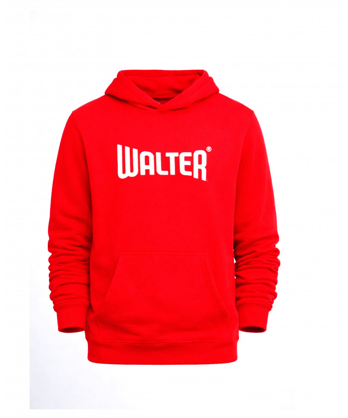 SWEAT ROUGE WALTER AVEC CAPUCHE