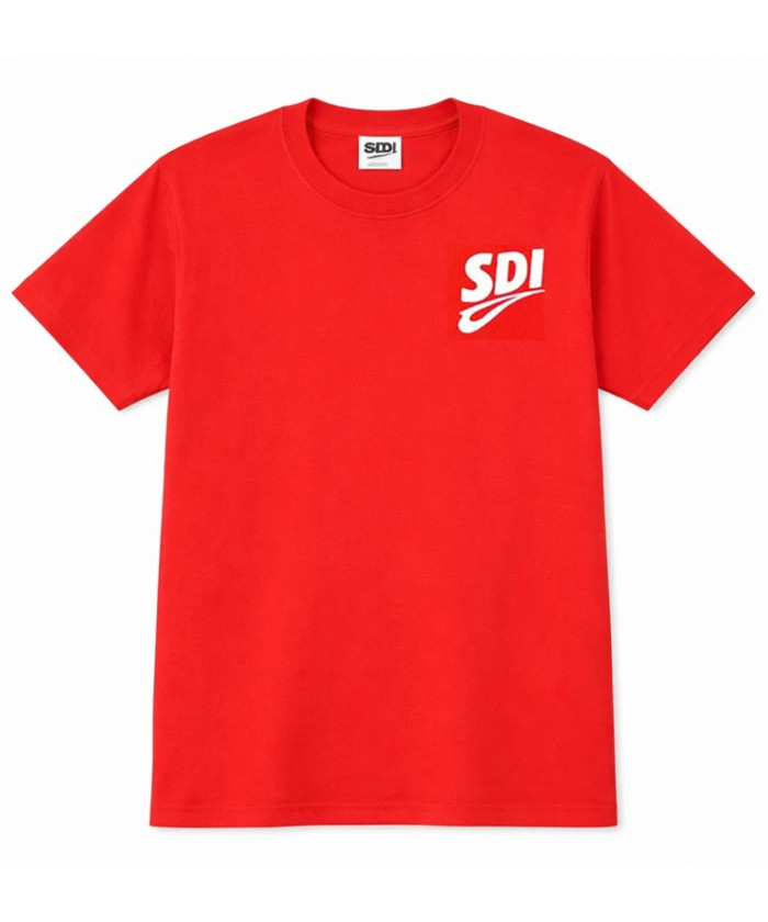 T-SHIRT SDI - ROUGE