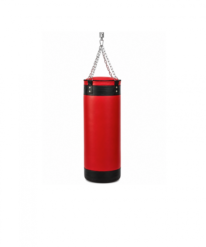 SAC DE FRAPPE TOILE RENFORCEE 120CM ROUGE
