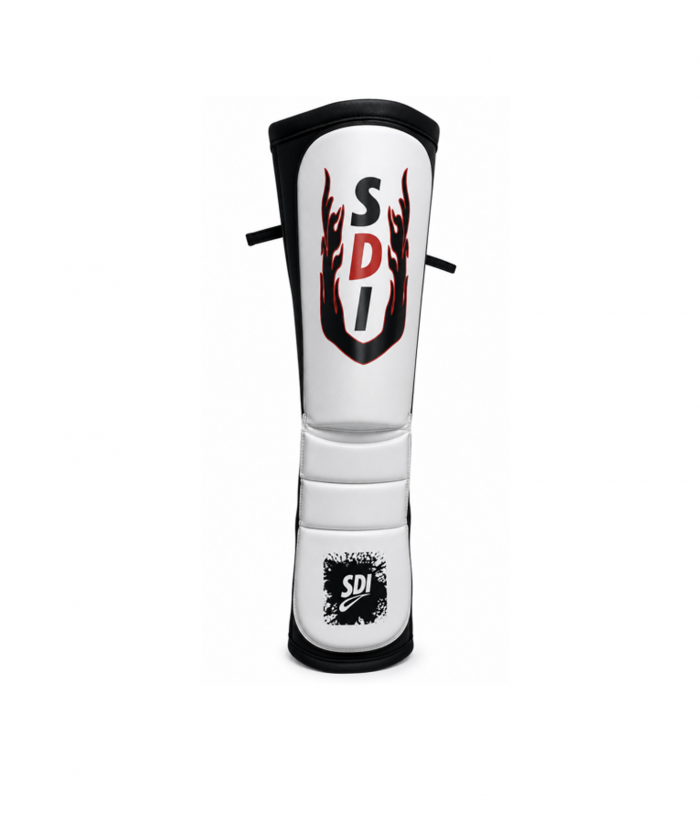 PROTEGE TIBIA AVEC COU DE PIED SDI - NOIR ET BLANC - TAILLE L