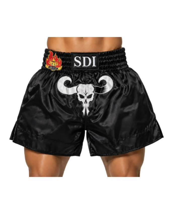 SHORT BOXE THAI SDI HORNS - NOIR GRIS