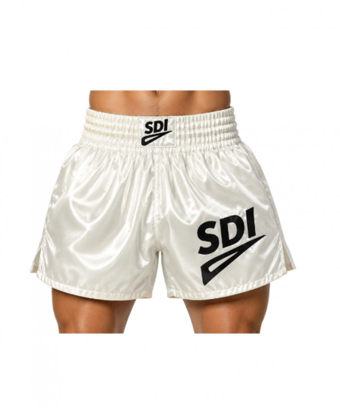 SHORT BOXE THAI SDI - BLANC