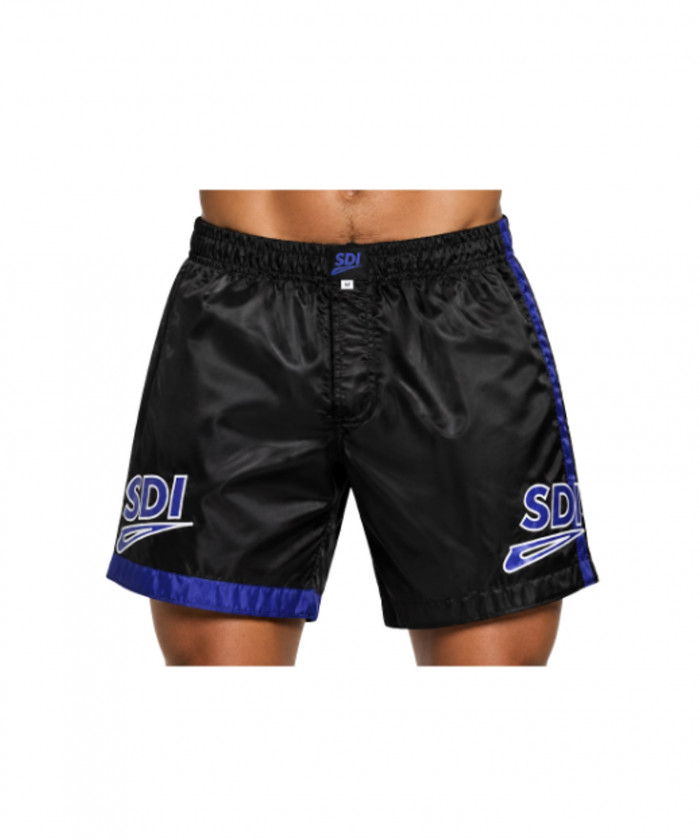 SHORT MMA NOIR ET BLEU SDI