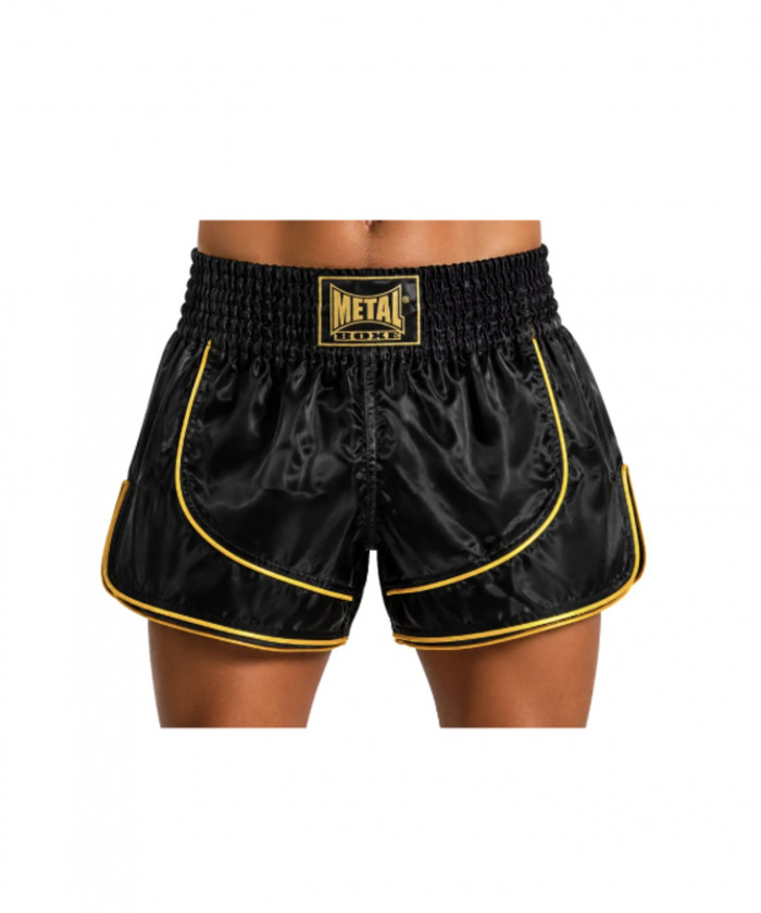 SHORT KICK FEMME NOIR/OR METAL BOXE
