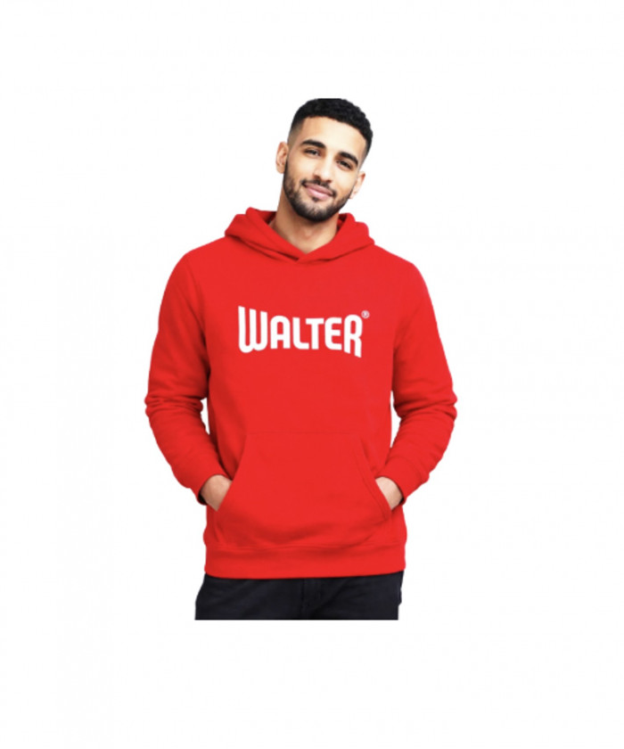 SWEAT ROUGE WALTER AVEC CAPUCHE