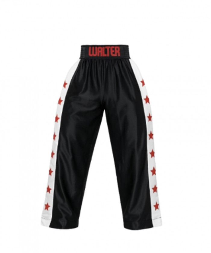 PANTALON FULL CONTACT ETOILE NOIR-BLANC -WALTER -