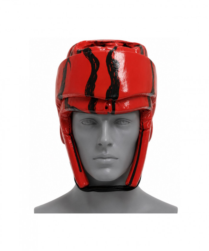 CASQUE DE TAEKWONDO ROUGE TAILLE L