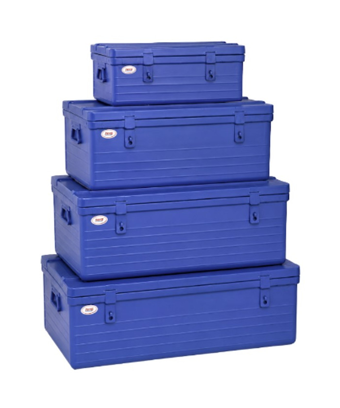 CANTINE METALLIQUE BLEU 900X500X390MM