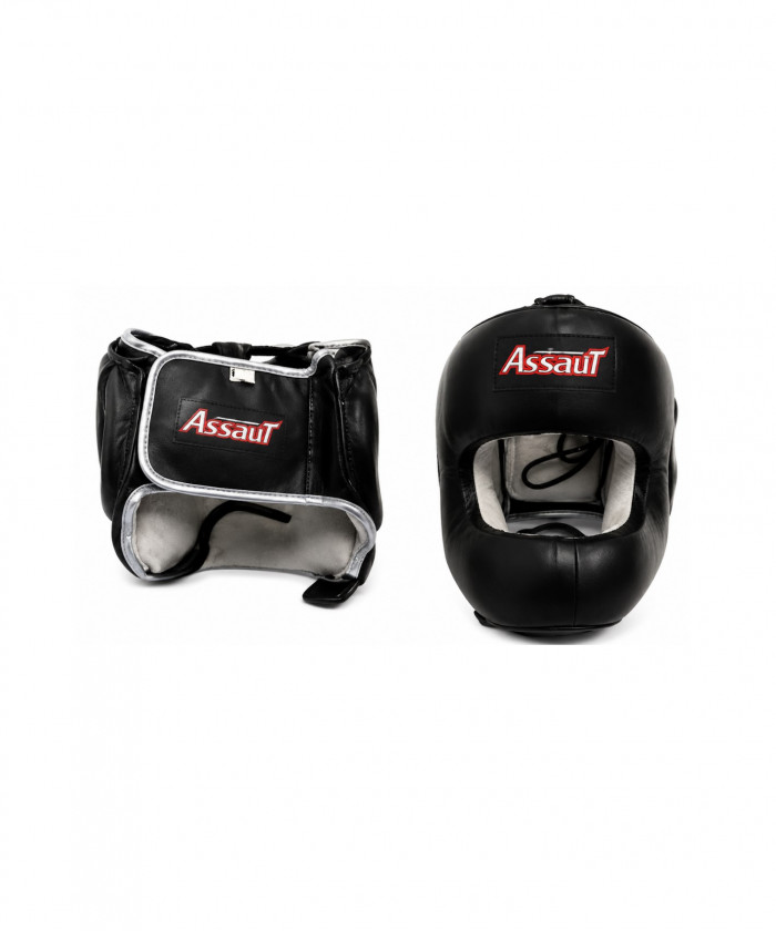 CASQUE DE PROTECTION INTEGRAL EN CUIR ASSAULT- TAILLE L