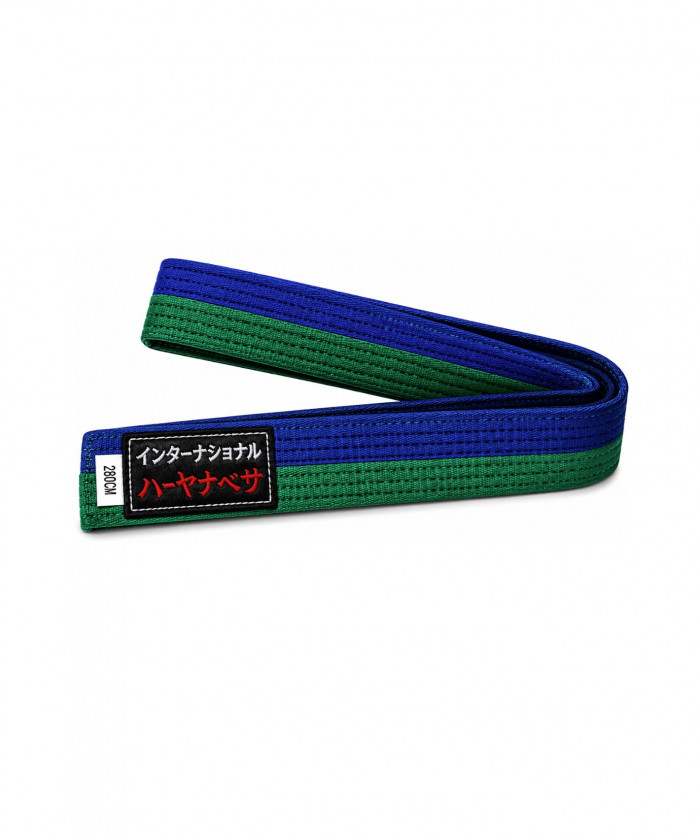 CEINTURE JUDO EPAISSE BICOLORE