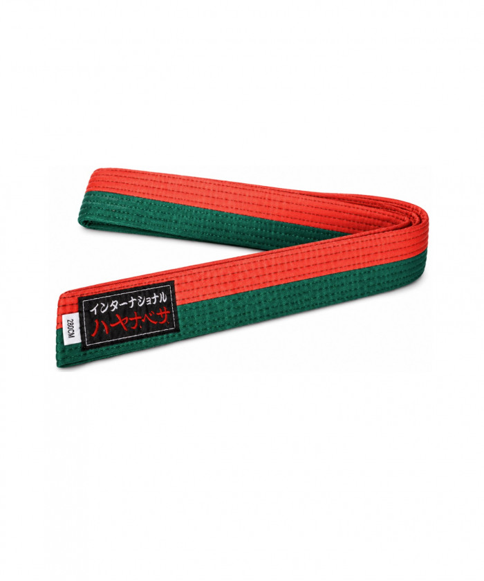 CEINTURE JUDO EPAISSE BICOLORE